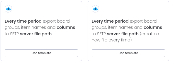 Integrations for Export