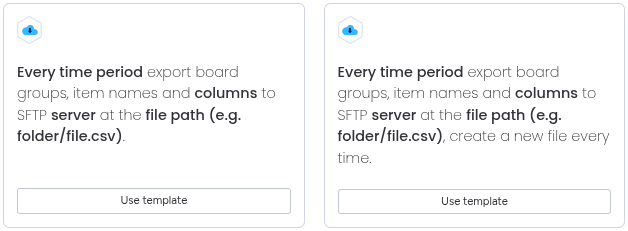 Integrations for Export